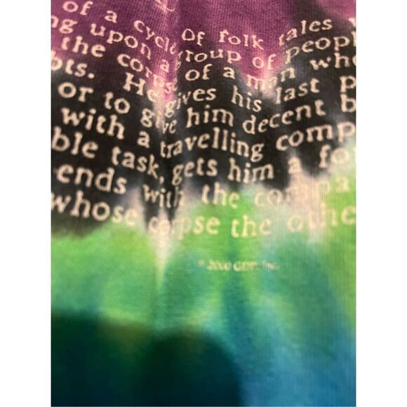 Liquid Blue Vintage Grateful Dead 25th Anniversary Calendar Graphic XL Tshirt - Picture 3 of 7